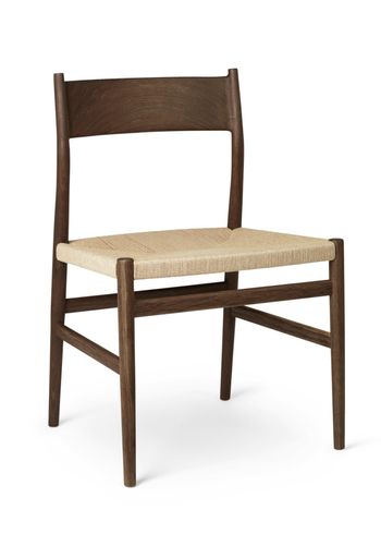 Brdr. Krüger - Krzesło - ARV Chair without armrests - Eg røget olieret / Flettet sæde