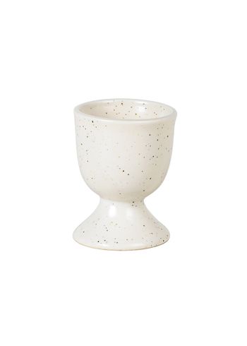 Broste CPH - Egg cup - Nordic vanilla - Æggebærer - Stentøj cream w/grains