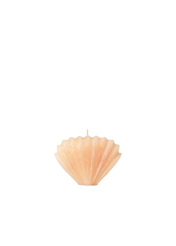Broste CPH - Block Candle - Figure Candle Seashell / Shell - Apricot Cream