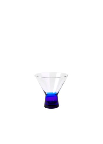 Broste CPH - Cocktail glass - Konus Cocktail Glass - Intense Blue