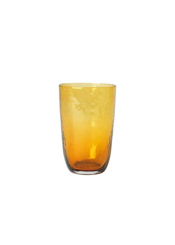 Broste CPH - Glas - Hammered Drikkeglas - Amber - 50 cl