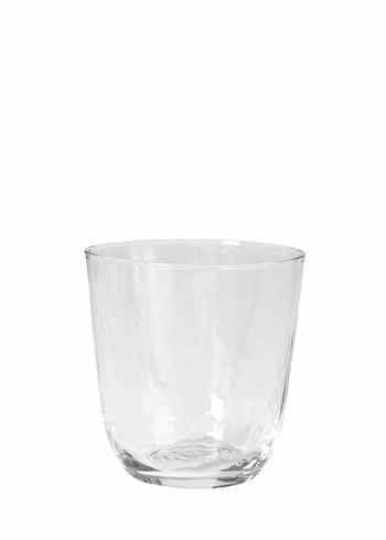 Broste CPH - Glas - Hammered Drikkeglas - Clear - 33,5 cl