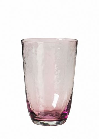 Broste CPH - Glas - Hammered Drikkeglas - Purple - 50 cl