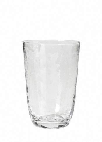 Broste CPH - Glass - Hammered Glass - Clear - 50 cl