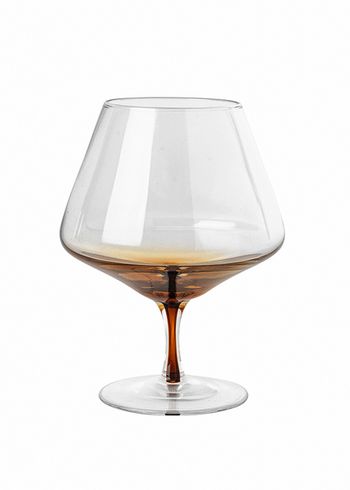 Broste CPH - Vidrio - Cognac glass - Amber / Smoke - Amber
