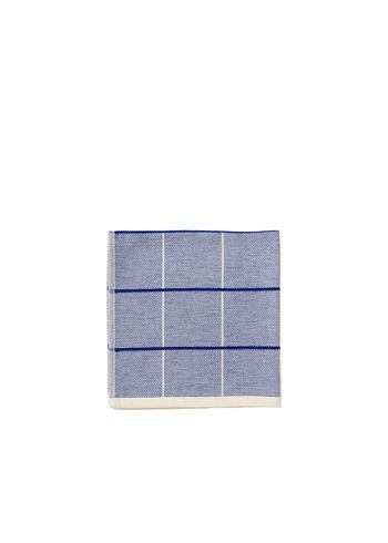 Broste CPH - Towel - Herman Kitchen Towel - Baja Blue, Grid