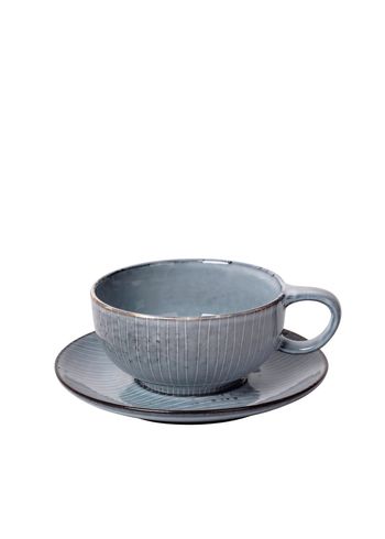 Broste CPH - Cup - Nordic Sea - Cup w/ Saucer - Cup w/ Saucer - 15 cl