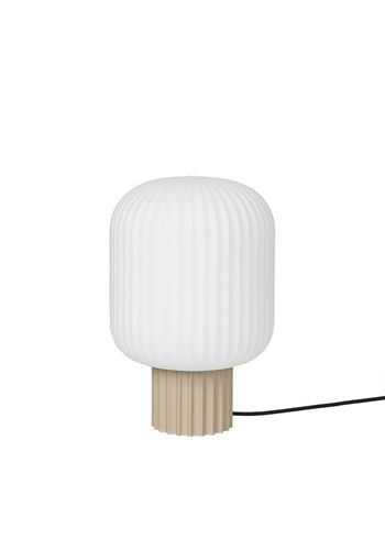 Broste CPH - Lamp - Lolly Lamp Sand Metal - S / Sand Metal Base / White Opal Glass