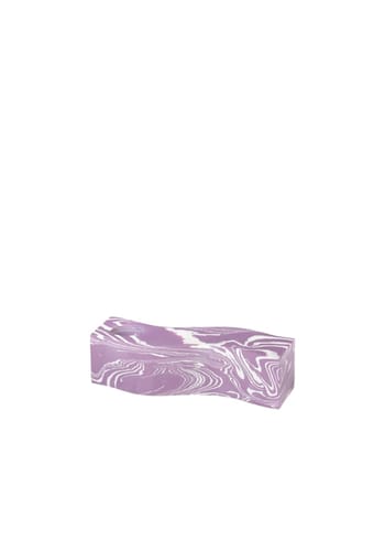 Broste CPH - Kerzenständer - Lysestage 'Swelly' Komposit - Lavender Grey