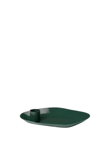 Broste CPH - Candle tray - Lysfad 'Mie' Jern - Forest Green