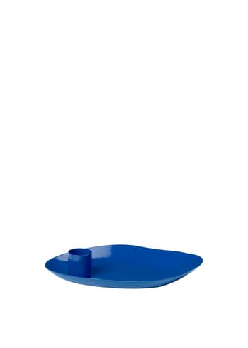 Broste CPH - Candle tray - Lysfad 'Mie' Jern - Intense Blue
