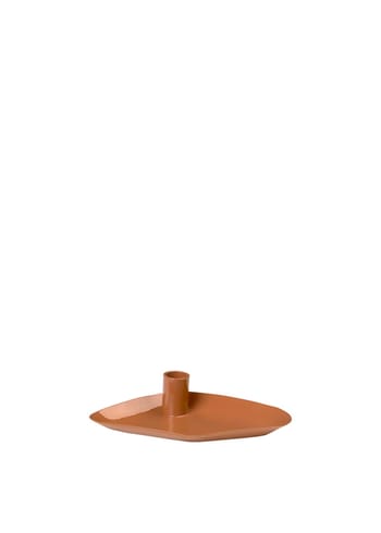 Broste CPH - Candle tray - Lysfad 'Mie' Jern - Carame Brown