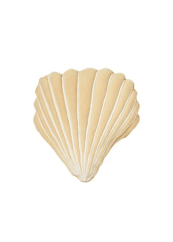 Broste CPH - Tyyny - Seashell Cushion - Light Yellow