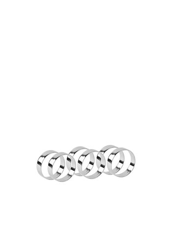 Broste CPH - Rond de serviette - Ring Napkin Ring - Silver Finish