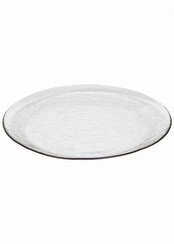 Broste CPH - Salud - Hammered Plates - Large - Clear