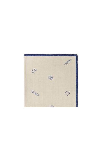 Broste CPH - Serviettes de table en tissu - Bread Napkin - Intense Blue