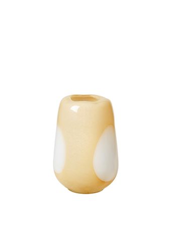 Broste CPH - Vase - Ada dot - Glas golden fleece yellow small