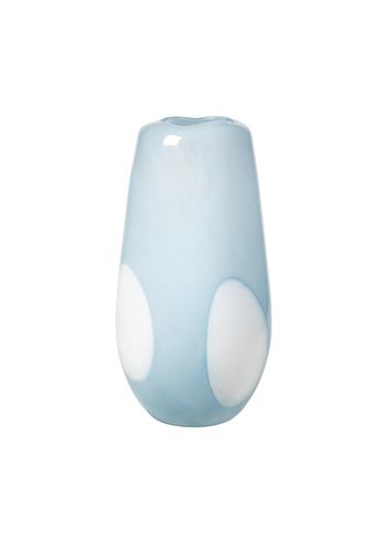 Broste CPH - Vaas - Ada dot - Glas plein air light blue large