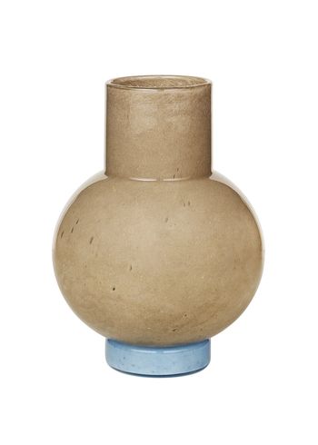 Broste CPH - Vaas - Mari vase - Taupe/Seranity light blue