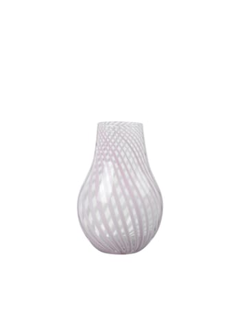 Broste CPH - Vaas - Vase 'Ada Crosstripe' - Lavender Grey