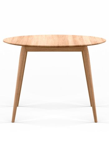 Bruunmunch - Dining Table - PLAYdinner round - Oak, natural oil - Without extension - Ø100