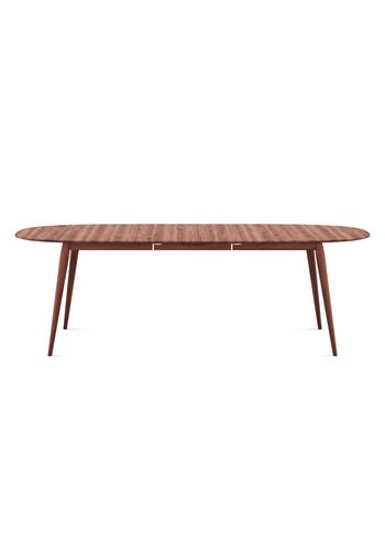 Bruunmunch - Dining Table - PLAYdinner Lamé Incl. 2 additional plates - Walnut, natural oil / Extension leaves in walnut, natural oil