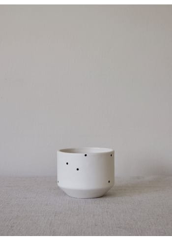 Burnt and Glazed - Cup - Low cup - Mini dot