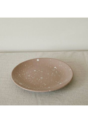 Burnt and Glazed - Placa - Sandshell - Plate - Dinner Plate