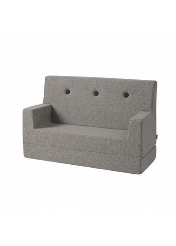By KlipKlap - Couch - KK Kids Sofa - Multi Grey w/ Grey