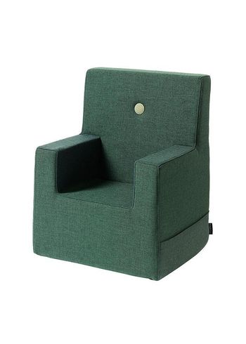 By KlipKlap - Stoel - KK Kids Chair XL - Deep Green w/ Light Grey