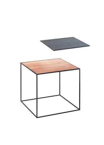 By Lassen - Table - Twin 35 Table - Cobber/Black with Black Base