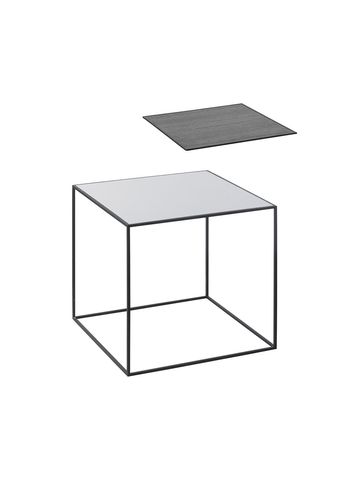By Lassen - Tisch - Twin Tabletops - Cool Grey / Black Stained Ash - Twin 42