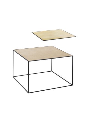 By Lassen - Table - Twin Tabletops - Oak / Brass - Twin 49