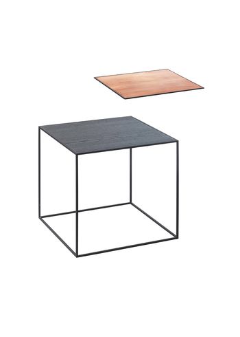 By Lassen - Blat stołu - Twin Tabletops - Black Stained Ash / Copper - Twin 35