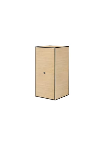 Audo Copenhagen - Plank - Frame 70 - Oak - With door and 2 shelfs