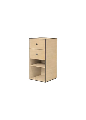 By Lassen - Półka - Frame 70 - Oak - With shelf and 2 drawers