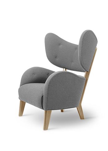 By Lassen - Lænestol - My Own Chair - Stoftype: Boucle, Sacho Zero 16 / Stel: Naturlig Eg