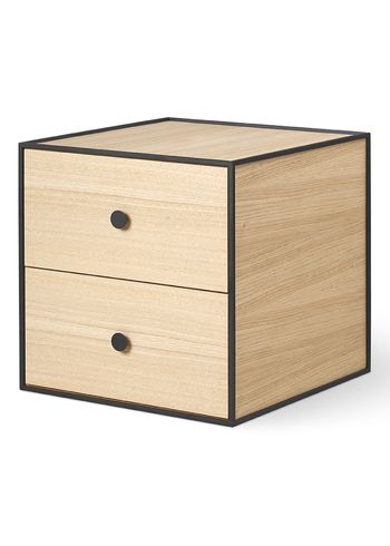 Audo Copenhagen - Kirjahylly - Frame 35 with drawers - Oak - 2 drawers