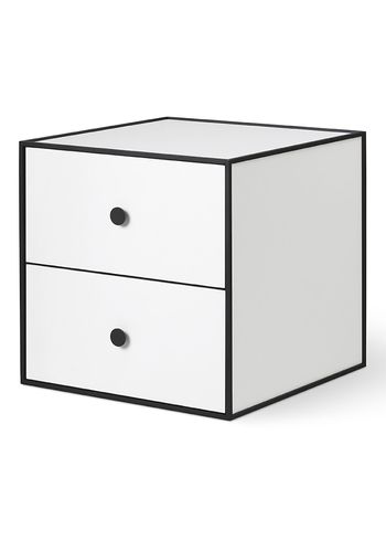 By Lassen - Libreria - Frame 35 with drawers - White - 2 drawers