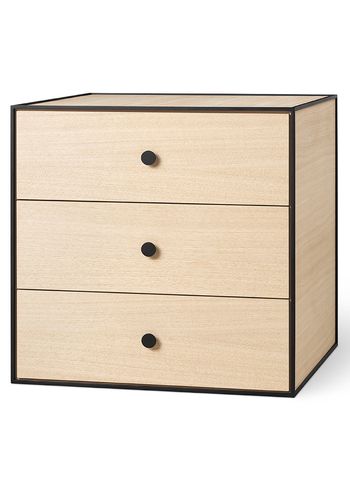 By Lassen - Kirjahylly - Frame 49 with drawers - Oak - 3 drawers