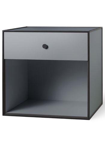 By Lassen - Libreria - Frame 49 with drawers - Dark Grey - 1 drawer