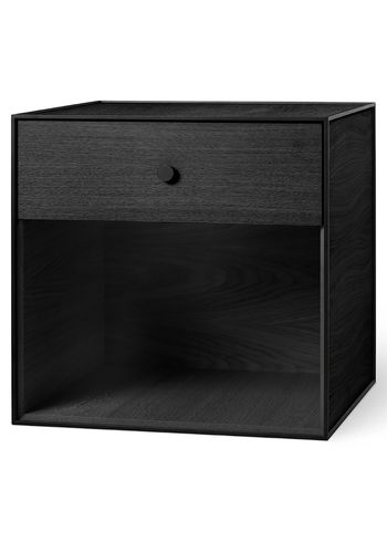 By Lassen - Estante - Frame 49 with drawers - Black Stained Ash - 1 drawer