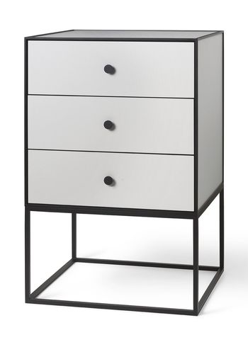 By Lassen - Wyświetlacz - Frame Sideboard 49 - Light Grey - 3 drawers