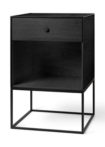 By Lassen - Hyllor - Frame Sideboard 49 - Black Stained Ash - 1 drawer