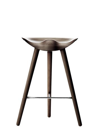 By Lassen - Krzesło - ML 42 Bar Stool - Low - Brown Oiled Oak/Steel