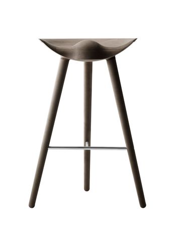By Lassen - Krzesło - ML 42 Bar Stool - High - Brown Oiled Oak/Steel