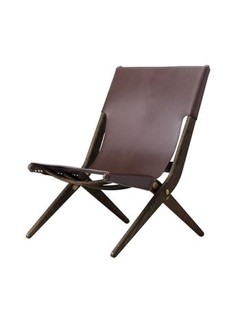 By Lassen - Silla - Saxe Chair - Brown Stained Oak/Brown Leather