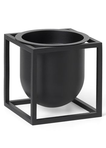 Audo Copenhagen - Pot de fleurs - Kubus Flowerpot - Black