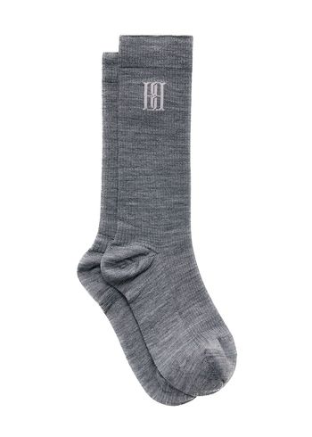 By Malene Birger - Socks - Leiano - Grey Melange