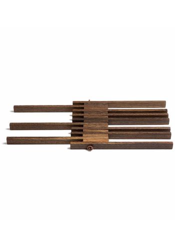 By Wirth - Jupe de table - Table Frame - Smoked oak & leather